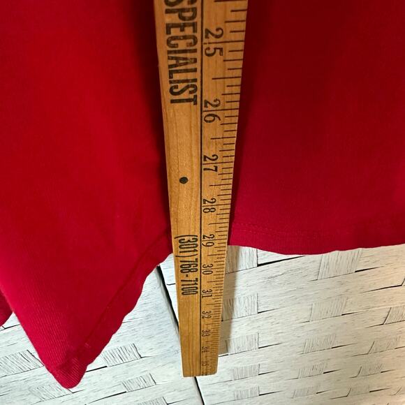 Roman’s women’s Henley long sleeve T-shirt, red Normcore casual plus size ￼ - Picture 6 of 8